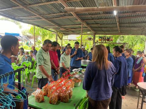 โครงการวิสาหกิจชุมชน กลุ่มแปรรูปผลิตภัณฑ์อาหารบ้านโสน ประจำปีงบประมาณ 2566