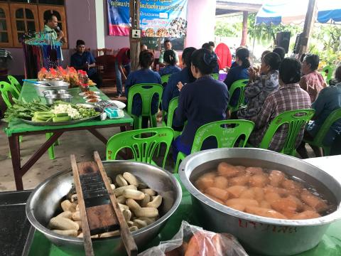 โครงการวิสาหกิจชุมชน กลุ่มแปรรูปผลิตภัณฑ์อาหารบ้านโสน ประจำปีงบประมาณ 2566