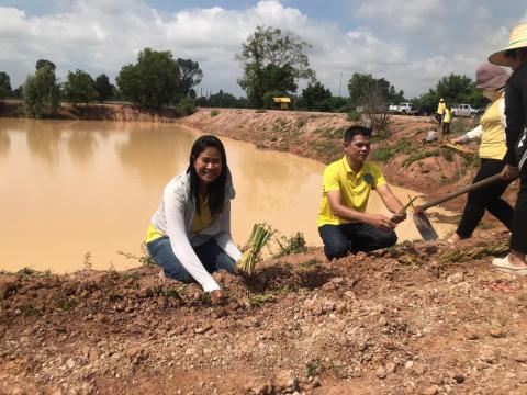 โครงการปลูกหญ้าแฝกพระเกียรติ ประจำปีงบประมาณ 2567